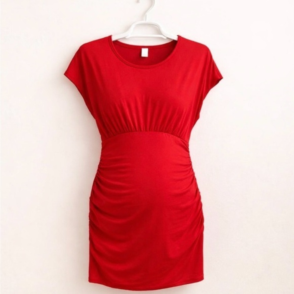 Red Maternity Dress